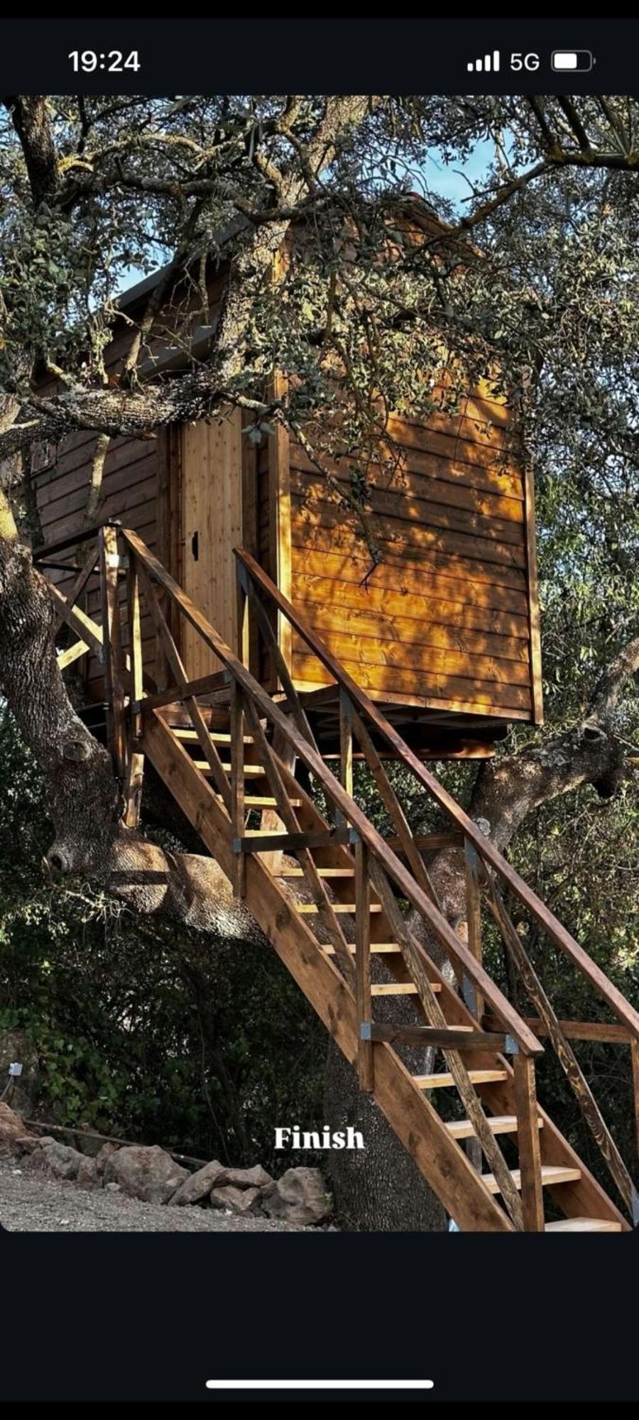 Cabana Del Arbol Lavagarural Villanueva del Rosario Exterior foto